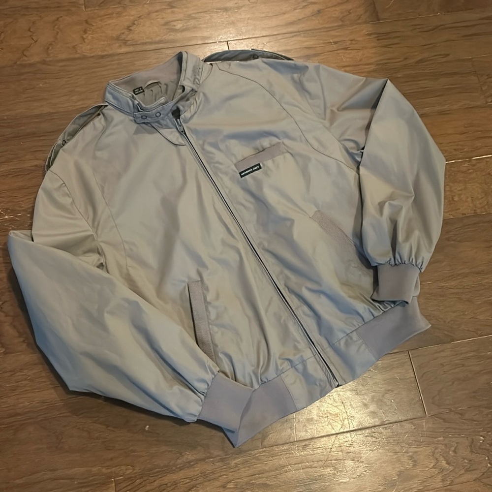 Vintage 80s Members Only Padded Windbreaker Jacket size 40